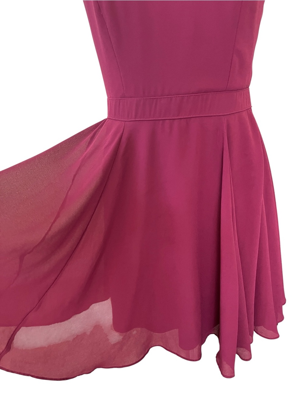 Lulus Forevermore skater dress in burgundy - Picture 7 of 10